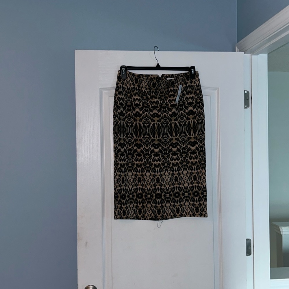 Leopard print skirt